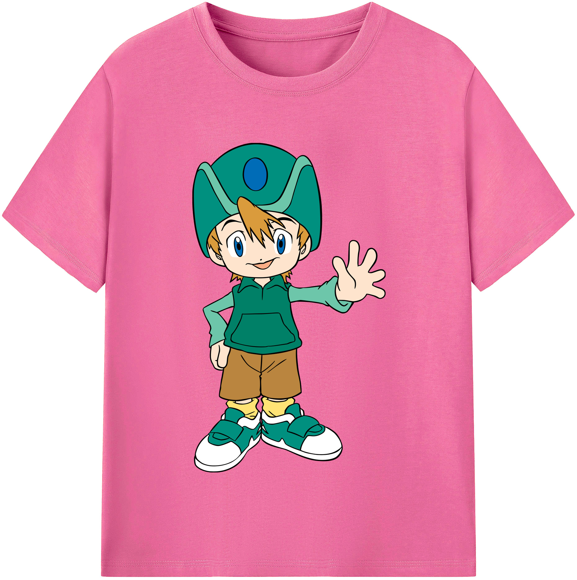 （画像用） Digimon デジタルモンスター/デジモン レディースカジュアルプリントTシャツ（綿100％）